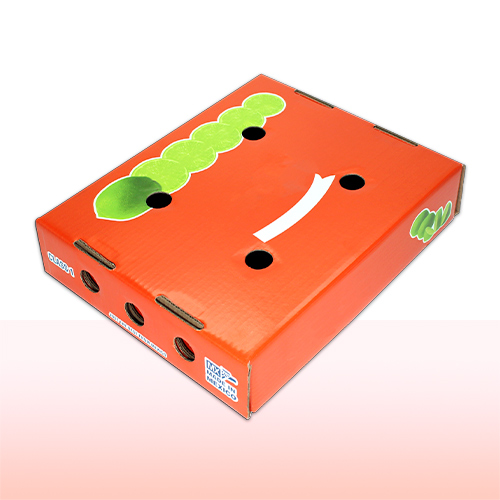caja de carton impresa para frutas