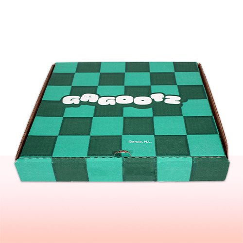 caja de carton impresa para pizza