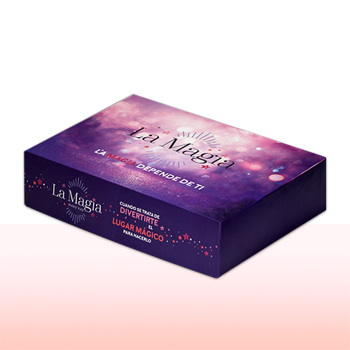 caja de cartulina impresa ambos lados