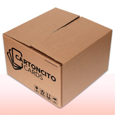 caja de cartón corrugado con impresión a una tinta