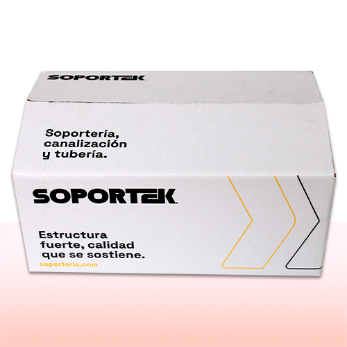 caja de cartón corrugado exterior blanca impresa