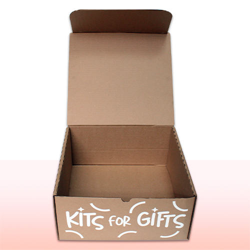 caja de cartón corrugado tapa con insertos