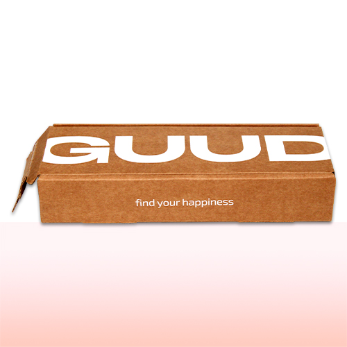 caja kraft con tira de pegamento