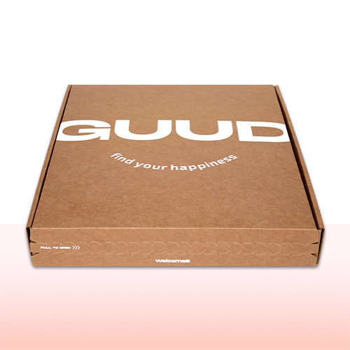 caja kraft impresa a una tinta